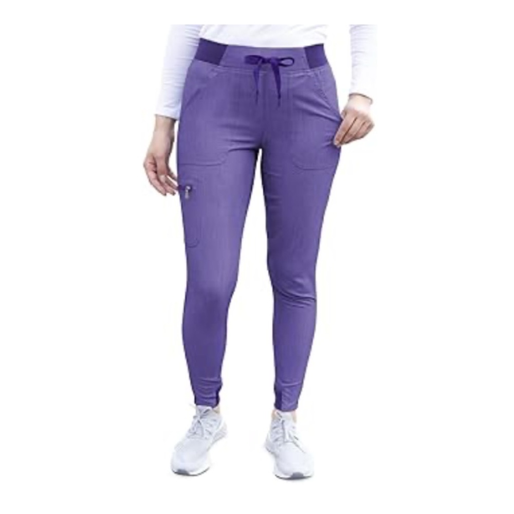 Vibrant Purple Slim Fit Joggers with Stretch